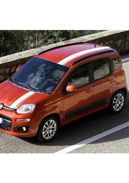 Ön Kaput, Tavan ve Bagaj Iki Şerit Çizgi Sticker Etiket Modeli