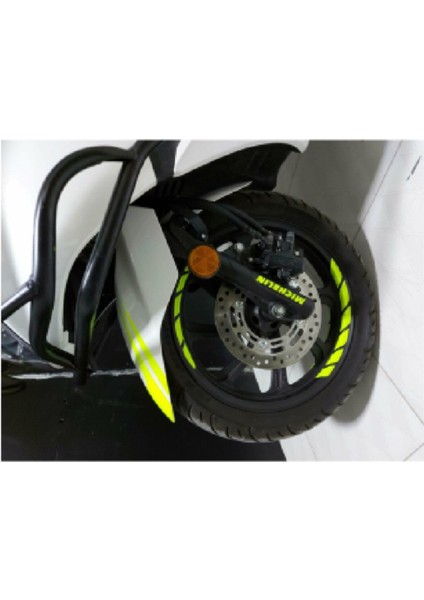 Honda Pcx Scooter Mıchelın Jant Sticker Modeli