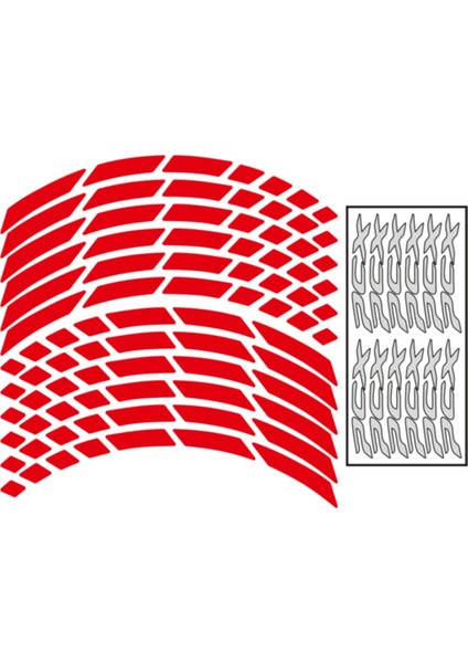 Yeni Özel Motosiklet Jant Şeridi Honda Pcx Reflektör Kırmızı Sağ-Sol/ön-Arka