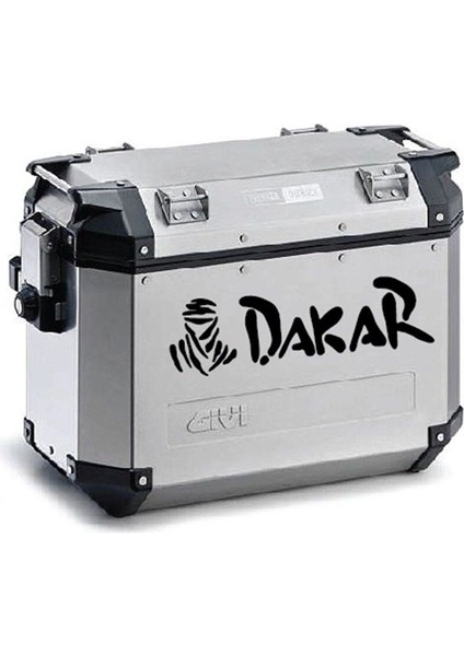 Dakar Motosiklet Çanta Desenli Sticker Etiket Modeli - 2