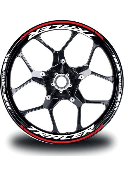 Yamaha Tracer Jant Iç Yazılı Sticker Etiket Modeli