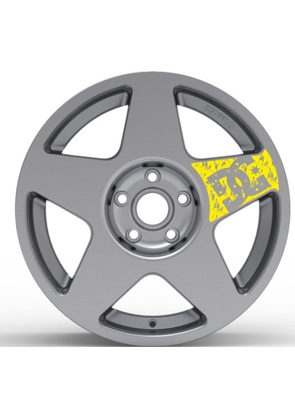 FIFTEEN52 Tcs 5 Kol Jant Özel Yeni Sticker Set Sarı