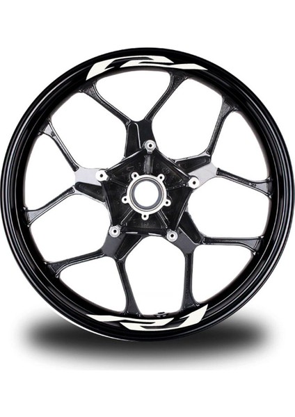 R1 Yazılı 8li Jant Içi Yazı Sticker Etiket