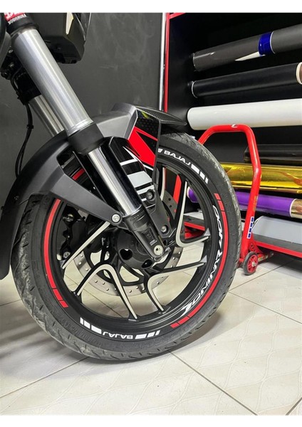 Bajaj Dominar 400 Jant Sticker Iç & Dış Sticker Etiket Modeli