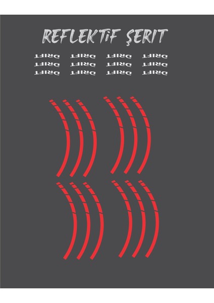 Yeni Özel Motosiklet Jant Şeridi Mondial Drift Uyumlu Uyumlu L Reklektif Kırmızı Beyaz Sağ-Sol/ön-Arka fiyatları