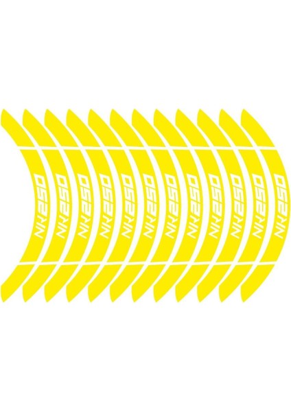 Sarı Cf Moto 250 Sr Geniş Jant Sticker Etiket Modeli modelleri