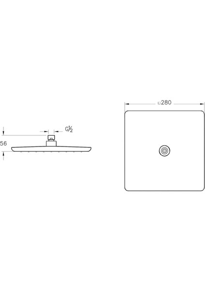 Modern Kare Duş Başlığı, Şık Tasarım ve Rahat Kullanımıyla Evinizde Fark Yaratır fiyatları