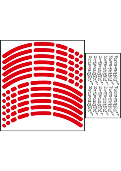 Yeni Özel Motosiklet Jant Şeridi Yamaha Yeni Özel Motosiklet Jant Şeridi Xmax Reflektör Kırmızı