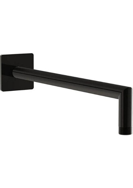 Parlak Siyah Duş Dirseği, Kaliteli ve Dayanıklı Aksesuar, Modern Tasarım