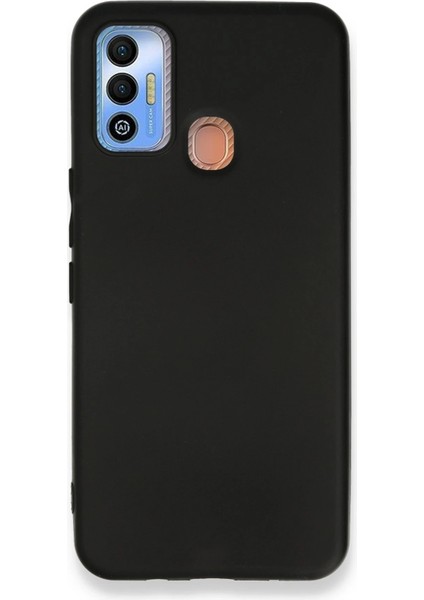 Zengezur Newface Tecno Spark 7t Kılıf First Silikon - Siyah