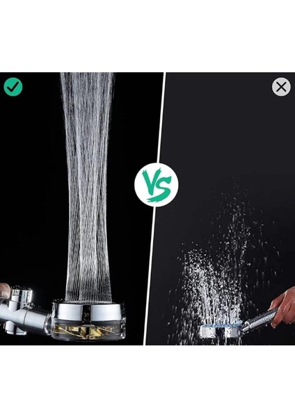 Yüksek Basınçlı Filtreli Pervaneli Duş Başlığı, Tasarruf ve Temizlik Konforu modelleri