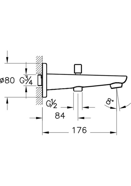 El Duşlu Çıkış Ucu X-Line A42392, Kaliteli ve Şık Tasarım fiyatları