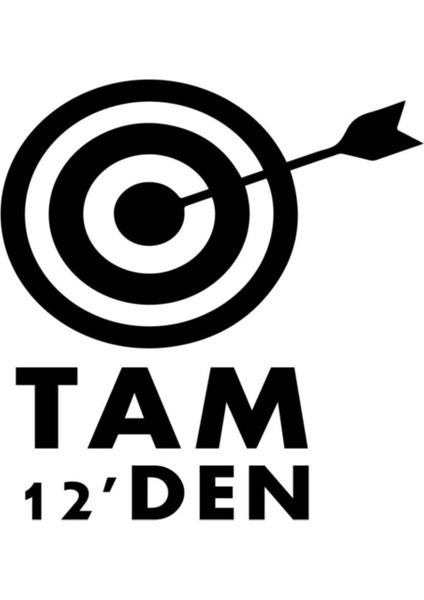 Dart Duvar Dekor Sticker 40 x 40 cm