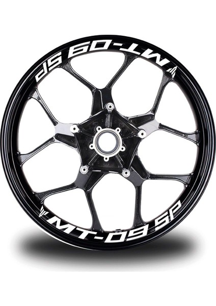 Mt-09 Sp Yazılı 8'li Jant Içi Yazı Sticker Etiket Modeli
