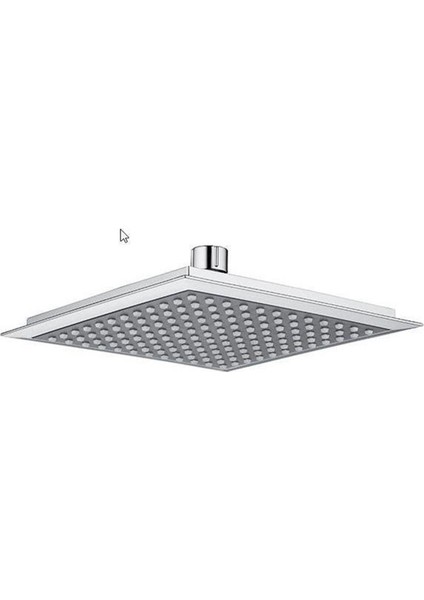 Gri Kare Duş Başlığı, Şık ve Kullanışlı Tasarım, Kolay Montaj, Dayanıklı Malzeme