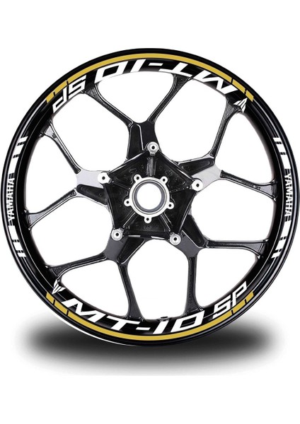 Gri Yamaha Fazer Takım Jant Sticker Etiket