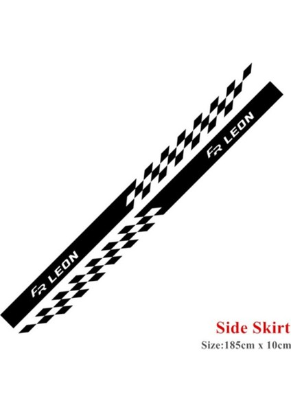 Seat Leon Yan Kapı Şerit Sticker Etiket Modeli modelleri