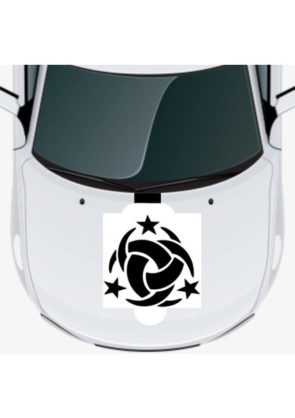 Teşkilatı Mahsusa Amblemi Oto Kaput Sticker 40 x 36 cm