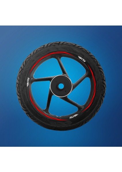 Yeni Özel Motosiklet Jant Şeridi Rks Uyumlu Beyaz Yazılı Kırmızı Sağ-Sol/ön-Arka fiyatları