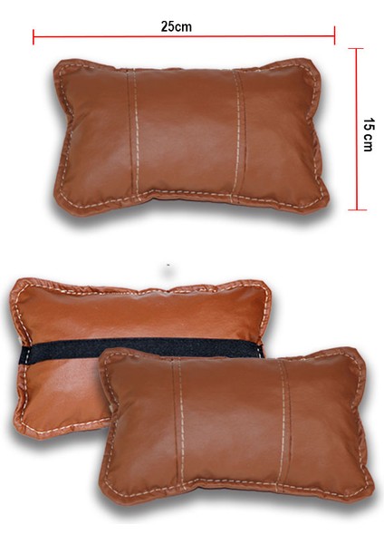 Jeep Grand Cherokee Wk2 2011 ve Sonrası Oto Koltuk Taba Renk Boyun Yastığı 2 Adet modelleri