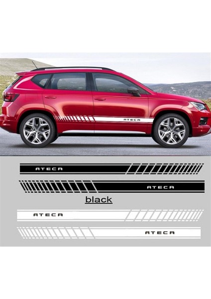 Seat Ateca Yan Kapı Şerit Sticker Etiket Modeli 2