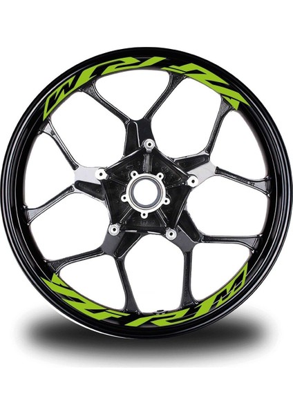 Yzf R1M Yazılı 8li Jant Içi Yazı Sticker Etiket