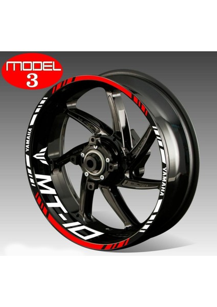 Yeni Özel Motosiklet Jant Şeridi MT10 Sağ-Sol/ön-Arka