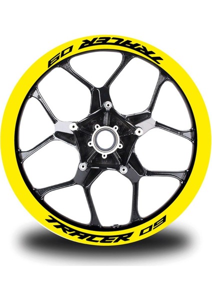 Tracer-09 Yazılı 8li Jant Içi Yazı Sticker Etiket
