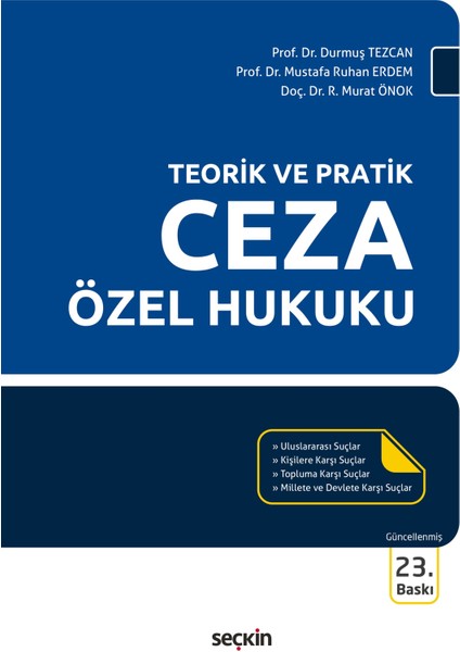 Teorik ve Pratik Ceza Özel Hukuku 23. Baskı