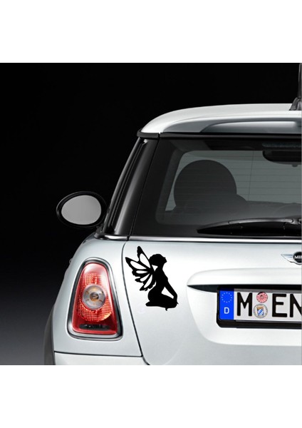 Kelebek Kadın Tasarım Oto Özel Yeni Sticker 20*10