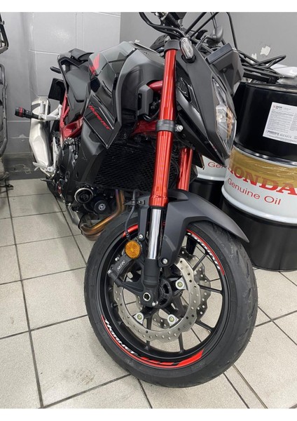 Honda Hornet 750 Sticker Jant Iç & Dış Orijinal Jant Sticker Etiket Modeli - Kırmızı modelleri