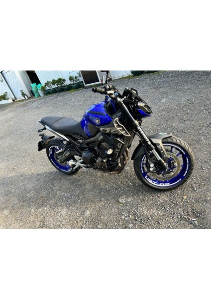 Beyaz Yamaha mt 09 Takım Jant Sticker Etiket fiyatları