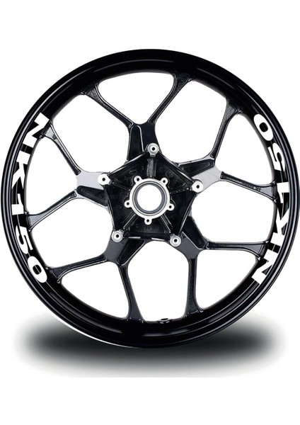 Cfmoto 150NK Jant Sticker Etiket Modeli Beyaz Renk