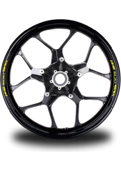 Bajaj 8'li Jant Stıcker Modeli Neon Yeşil