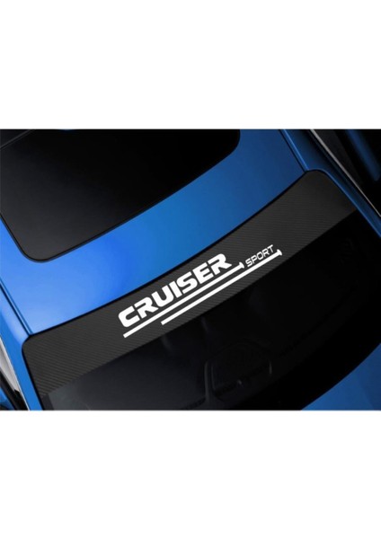 Toyota Cruiser Için Özel Yeni Uyumlu Aksesuar Oto Ön Cam Oto Özel Yeni Sticker Karbon fiyatları