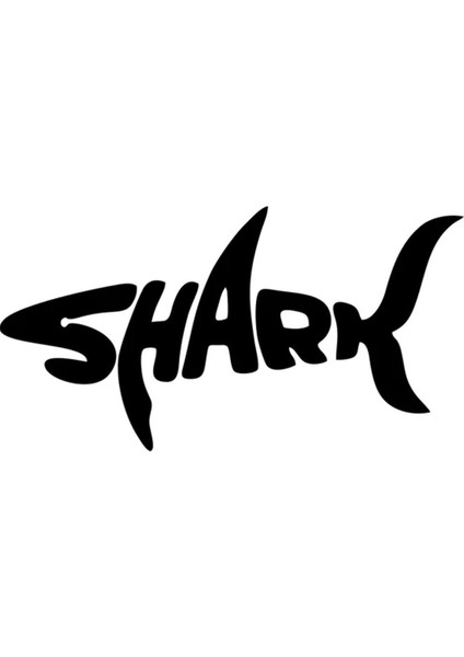 Shark Köpek Balığı Oto Özel Yeni Sticker 25 x 12 cm