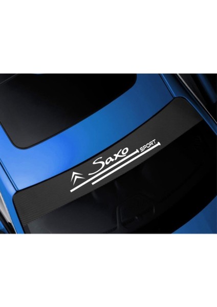 Citroen Saxo Için Özel Yeni Uyumlu Aksesuar Oto Ön Cam Oto Özel Yeni Sticker Karbon fiyatları
