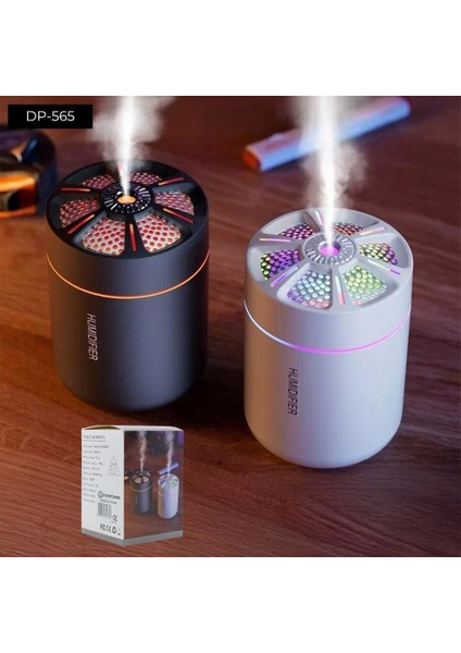 Yuvarlak Petek Tasarımlı Rgb Buhar Makinesi - Lisinya