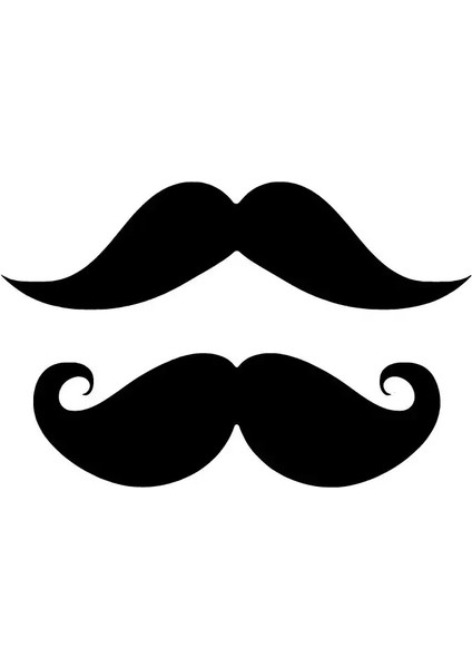 Bıyık Seti Sticker 10 x 6 cm