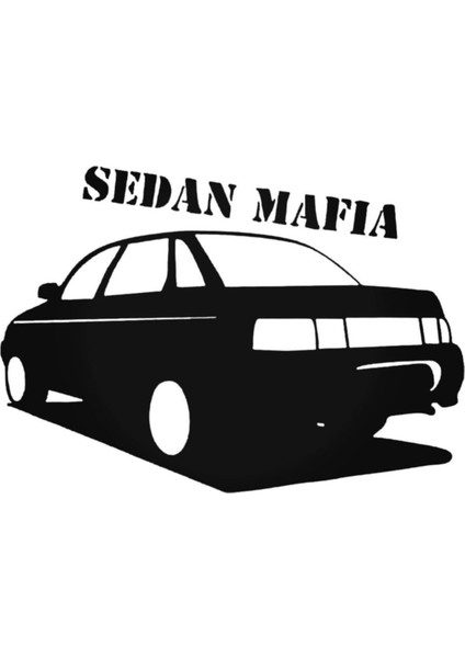 Sedan Mafia Tasarım Oto Özel Yeni Sticker Model A 20*15 cm