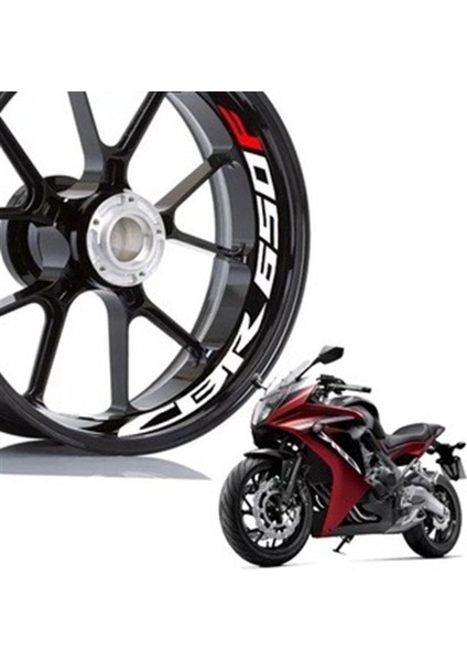 Honda Cbr 650F Jant Şeridi Sticker Etiket Modeli