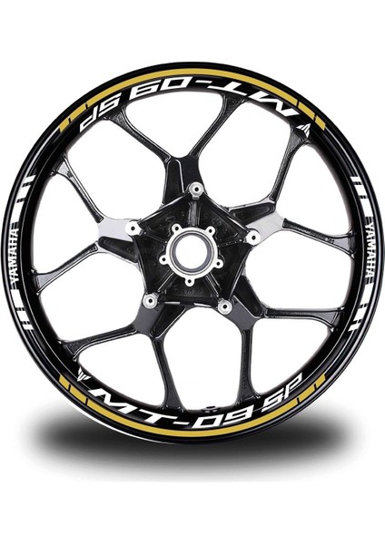 Turuncu Honda Rrr Takım Jant Sticker Etiket