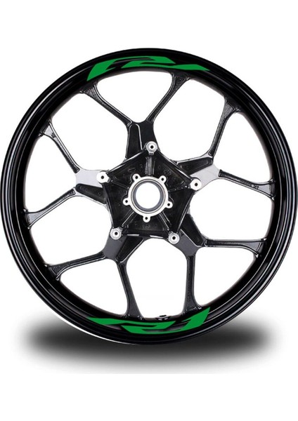 R1 Yazılı 8li Jant Içi Yazı Sticker Etiket