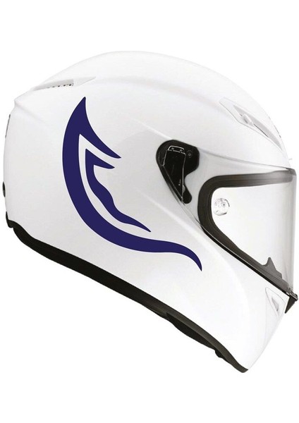 Tek Renk Kırmızı Kamuflaj ( Kamuflage Helmet Stickers ) Kask Sticker Etiket Modeli