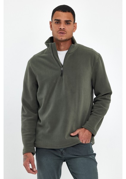 Süperlife Erkek Rahat Kalıp Softech Polar Yarım Fermuarlı Sweatshırt SPR24PW20 indirimleri