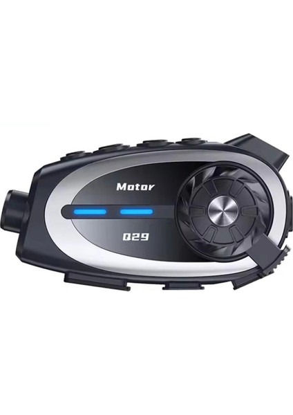 Q29 Motosiklet Kask Bluetooth Kulaklık Eşleşmeli 1080P Kamera Geniş Açı Su Geçirmez Intercom - Lisinya
