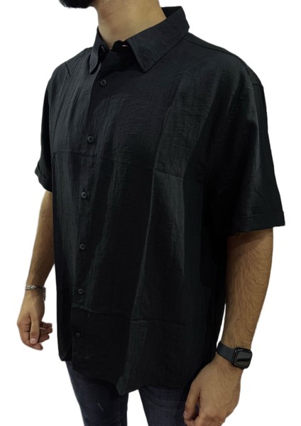 Lastman Ayrobin Spor Gömlek Siyah