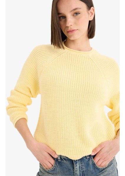 Kadın Kazak L2567AZ/YL435 Yellow fırsatları