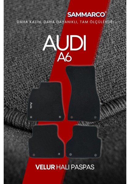 Audi A6 2019-2025 Halı Paspas Velur Paspas Kumaş Paspas Oto Paspas modelleri