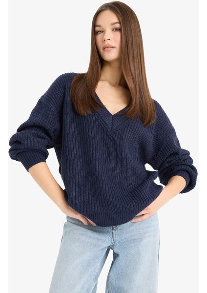 Kadın Kazak Z7135AZ/NV207 Navy modelleri